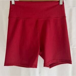 NWT WILO The Label Base Ribbed Bike Short in Maroon Burgundy sz. L